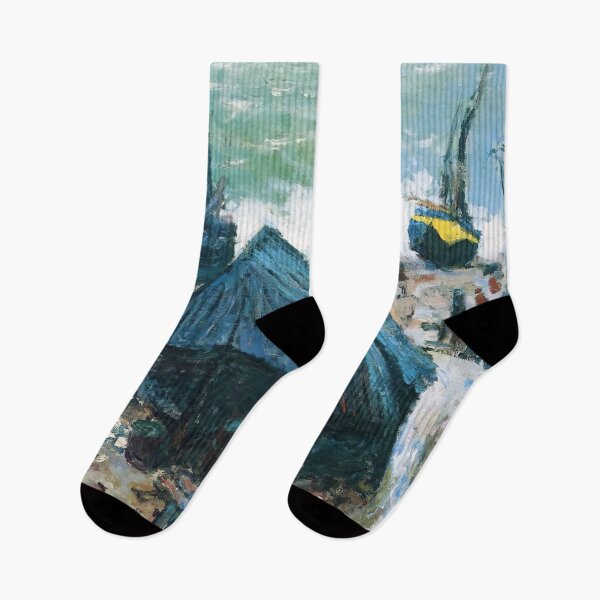 Item preview, Claude Monet - Boats on the Beach at Etretat designed and sold by thompart.