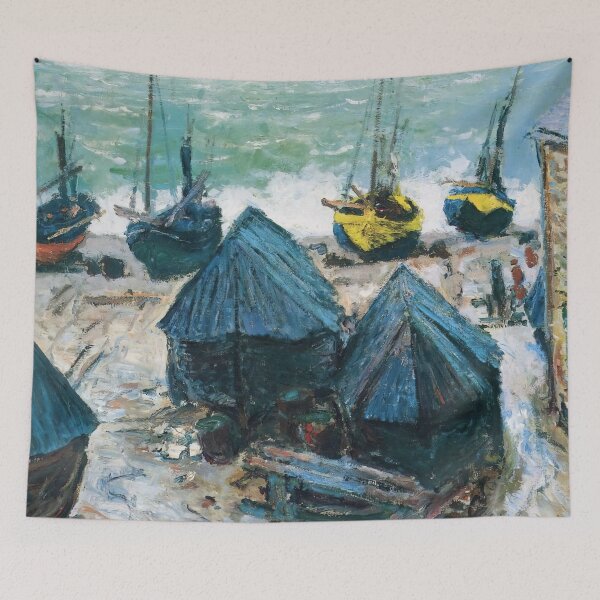 Item preview, Claude Monet - Boats on the Beach at Etretat designed and sold by thompart.