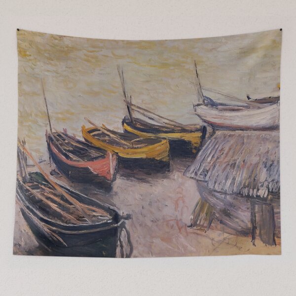 Item preview, Claude Monet - Boats on the Beach designed and sold by thompart.