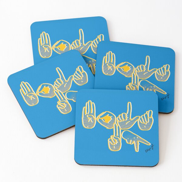 Item preview, Los Angeles Chargers 'Bolt Up' In ASL designed and sold by Ezlinarts.
