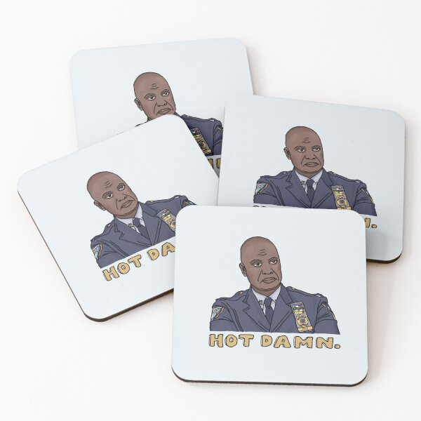 Item preview, Captain Holt Andre Braugher Hot Damn Brooklyn 99 designed and sold by todoodlelist.