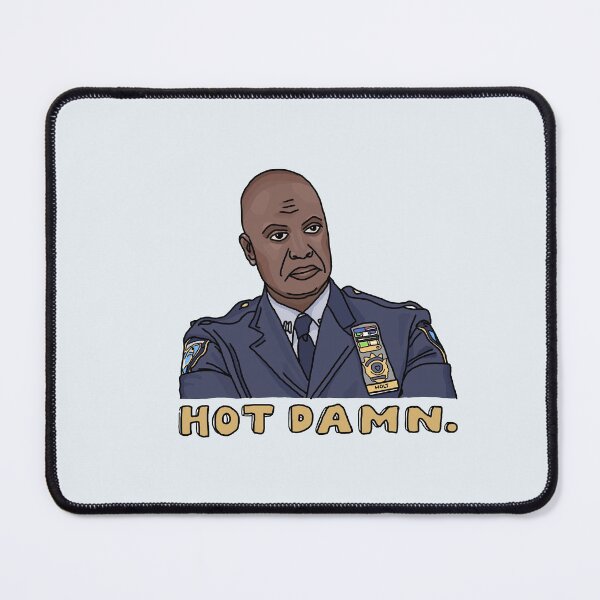 Item preview, Captain Holt Andre Braugher Hot Damn Brooklyn 99 designed and sold by todoodlelist.