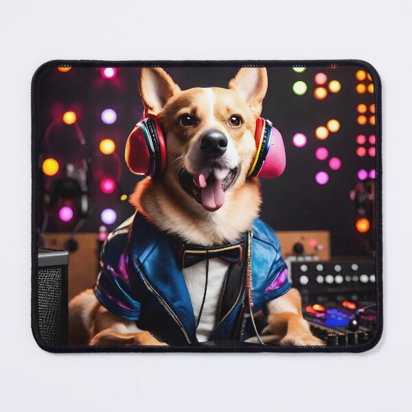 Item preview, Cute Natural Ear Doberman - DJ Music Practice designed and sold by Myzone2023.
