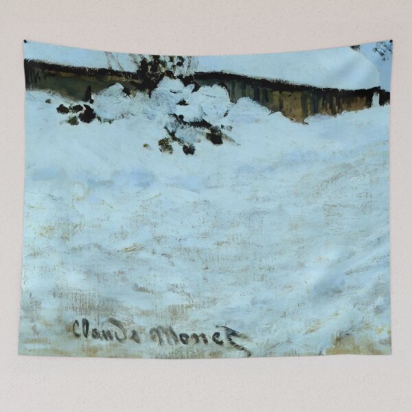 Item preview, Claude Monet - Cart on the Snow Covered Road with Saint-Simeon Farm designed and sold by thompart.