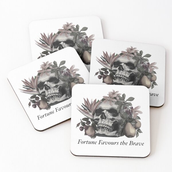 Item preview, Fortune Favours the Brave designed and sold by Bones & Botany.