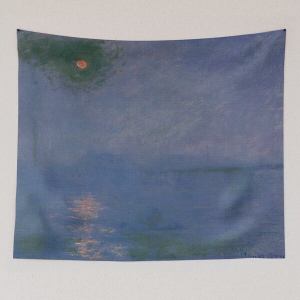 Item preview, Claude Monet - Charing Cross Bridge, Fog on the Themes designed and sold by thompart.