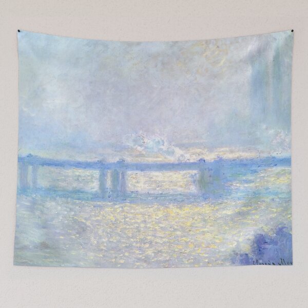 Item preview, Claude Monet - Charing Cross Bridge, Overcast Weather designed and sold by thompart.