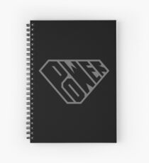 SuperEmpowered (Black on Black) Spiral Notebook