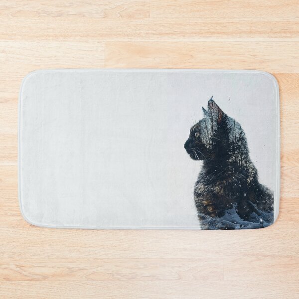 Item preview, Night Cat Double Exposure designed and sold by Ewa Miller.