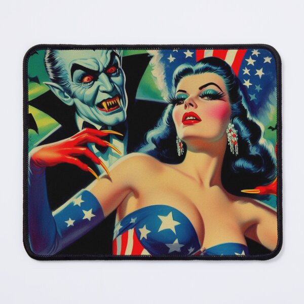 Item preview, Vintage Horror Pin-Up designed and sold by PulpVintage.