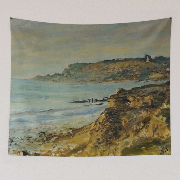 Aperçu de l'œuvre Claude Monet - Falaise de Sainte-Adresse créée et vendue par thompart.
