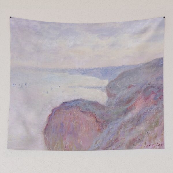 Item preview, Claude Monet - Cliff near Dieppe, Overcast Skies designed and sold by thompart.