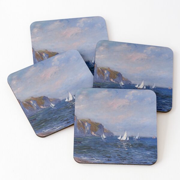 Item preview, Claude Monet - Cliffs and Sailboats at Pourville designed and sold by thompart.