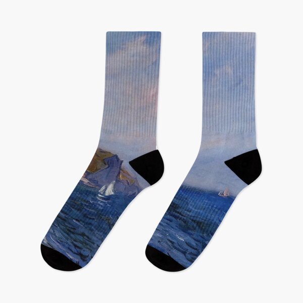 Item preview, Claude Monet - Cliffs and Sailboats at Pourville designed and sold by thompart.