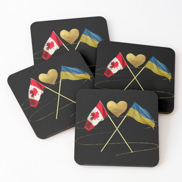 Item preview, Canada Loves Ukraine designed and sold by ForTheLoveOfUA.