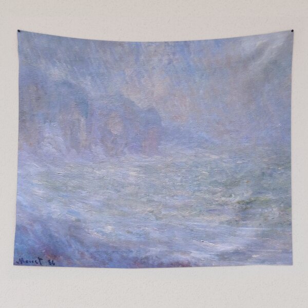 Item preview, Claude Monet - Cliffs at Pourville, Rain designed and sold by thompart.