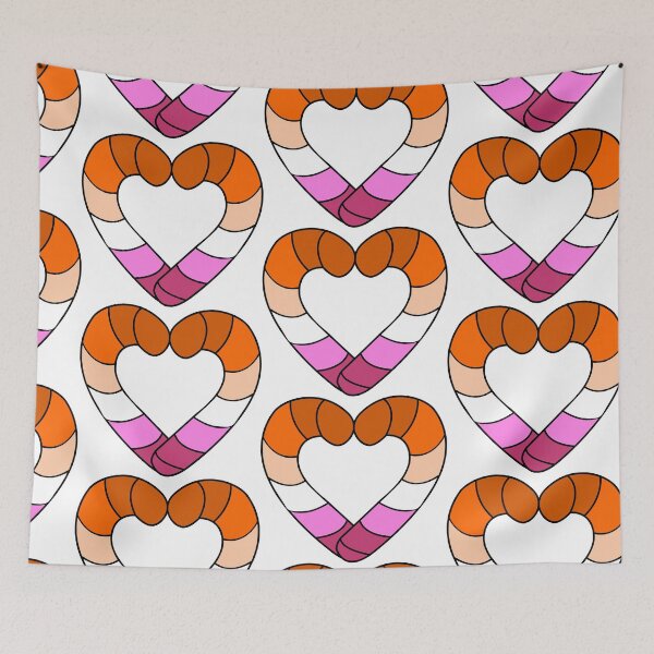 Item preview, Lesbian Pride Candy Cane designed and sold by HarveyHandcraftsandDesigns.