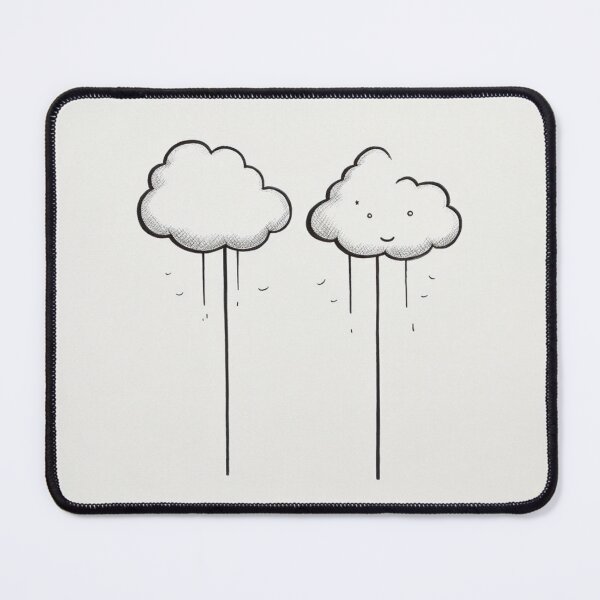 Item preview, Two thinking clouds designed and sold by LazyLifestyle.