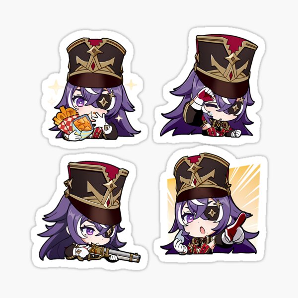 Item preview, Chevreuse Sticker Set Genshin Impact designed and sold by Astral Drop.