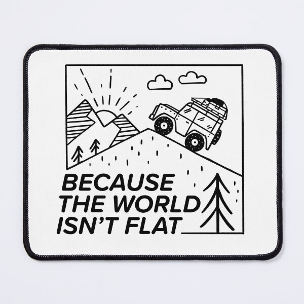 Item preview, The world isn't flat designed and sold by AnnaMarcolongo.