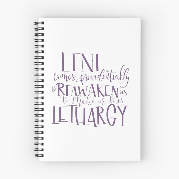 Item preview, Lent Comes Providentially To Reawaken Us To Shake Us From Our Lethargy designed and sold by hintofmint.