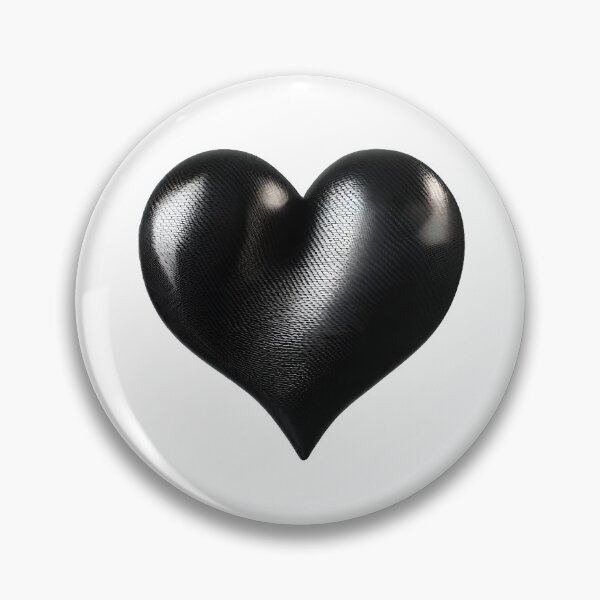 Item preview, Carbon Fibre Black Heart designed and sold by joyfulcow.