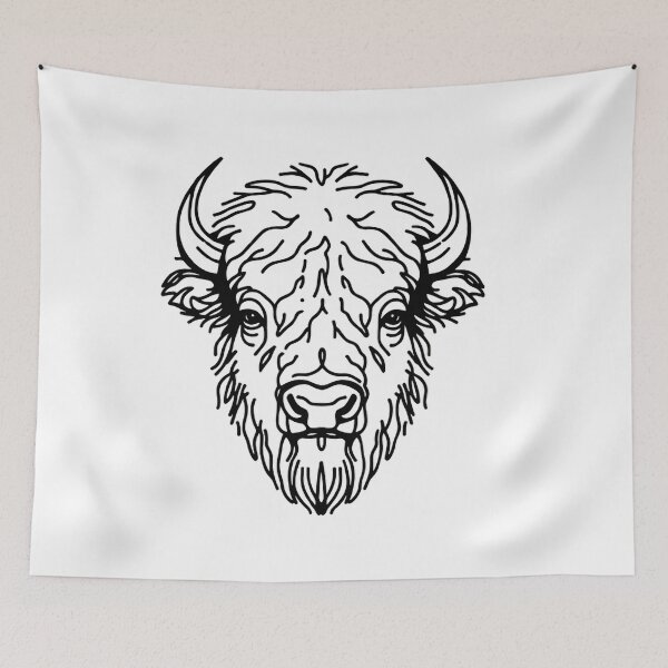 Item preview, Line Art: Buffalo designed and sold by CreativeSparkzz.