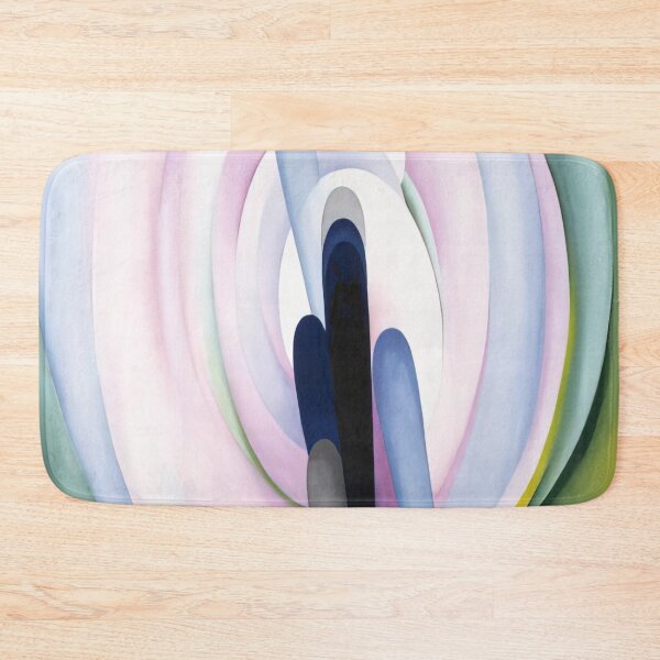 Item preview, Georgia O'Keeffe - Grey Blue and Black, Pink Circle designed and sold by 4syntart.
