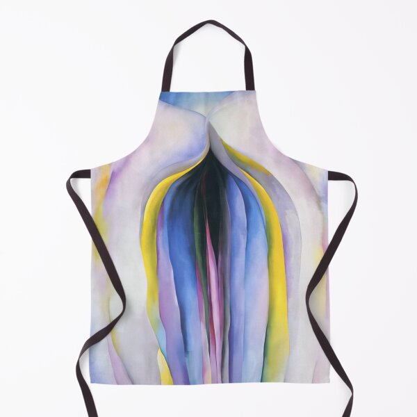 Item preview, Georgia O'Keeffe - Grey Line With Black, Blue And Yellow designed and sold by 4syntart.