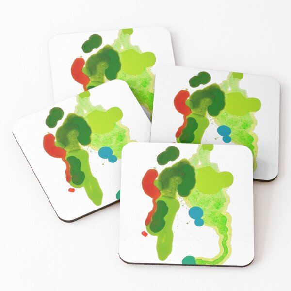 Item preview, Greens, Blue and Red designed and sold by Brandon Anschultz.