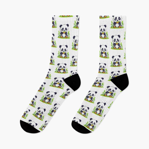 Item preview, Cute Panda Eating Bamboo leaves designed and sold by sinavistas.