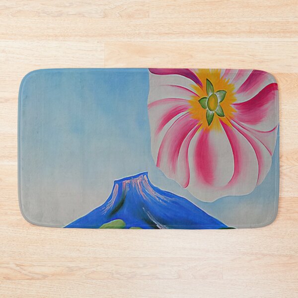 Artikelvorschau, Georgia O'Keeffe - Hollyhock Pink mit Pedernal entworfen und verkauft von 4syntart.
