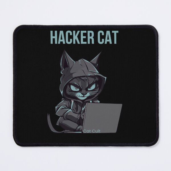 Item preview, hacker cat ,cult  designed and sold by FLOWER--ART.