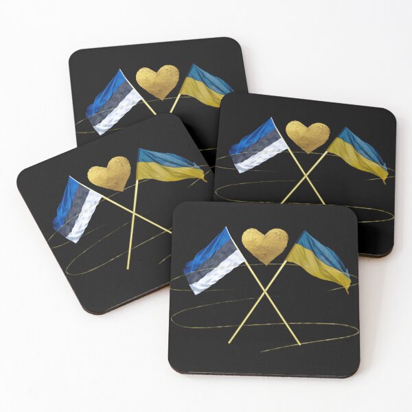 Item preview, Estonia Loves Ukraine designed and sold by ForTheLoveOfUA.