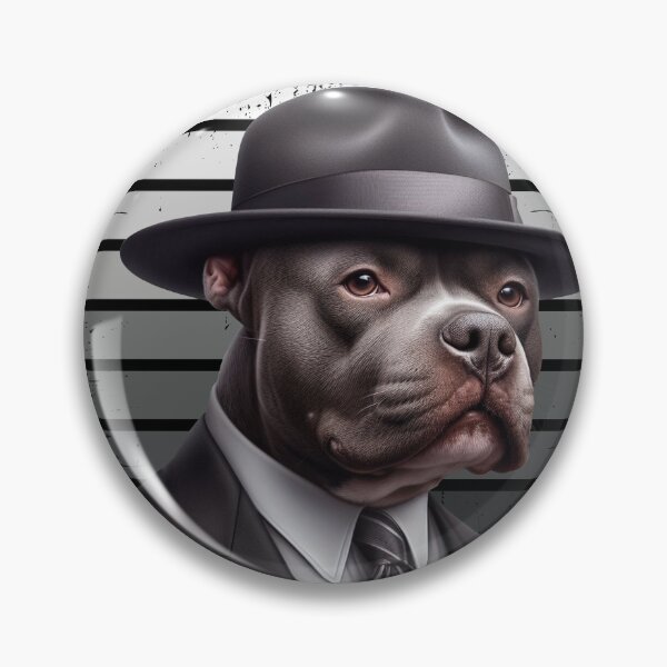 Item preview, American Pit Bull Terrier like a gangster designed and sold by arkora-pl.