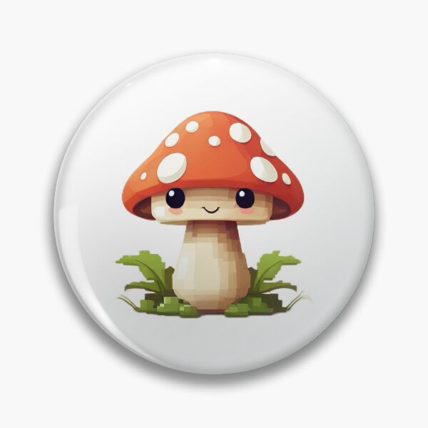 Item preview, Cute Red Mushroom - Pixel Art designed and sold by pinksunsets.