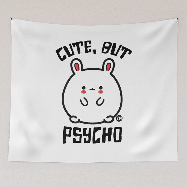 Item preview, CUTE BUT PSYCHO BUNNY designed and sold by TODD GOLDMAN.