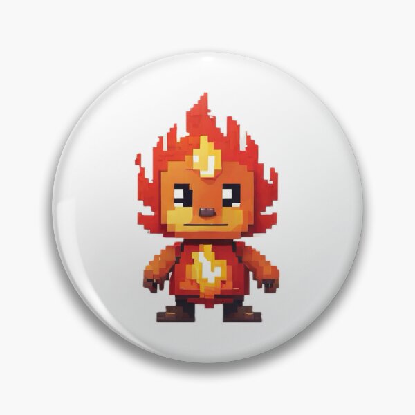 Item preview, Fire Character - Pixel Art designed and sold by pinksunsets.