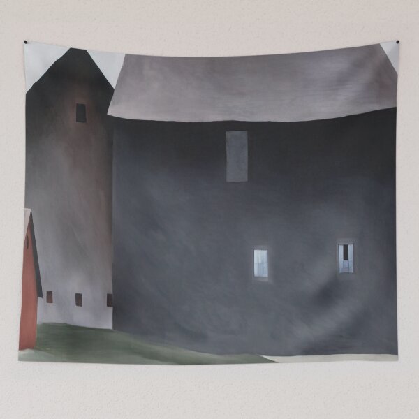 Item preview, Georgia O'Keeffe - Lake George Barns designed and sold by 4syntart.