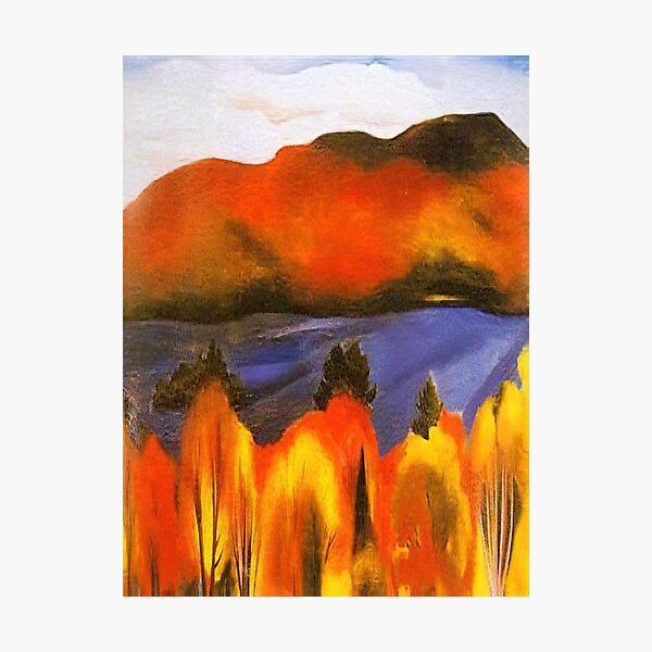 Item preview, Georgia O'Keeffe - Lake George, Autumn designed and sold by 4syntart.