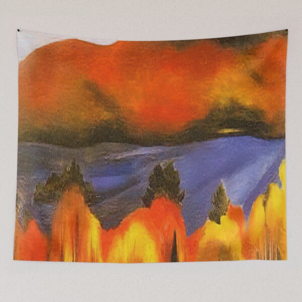 Item preview, Georgia O'Keeffe - Lake George, Autumn designed and sold by 4syntart.