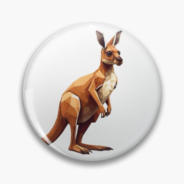 Item preview, Kangaroo - Pixel Art designed and sold by pinksunsets.
