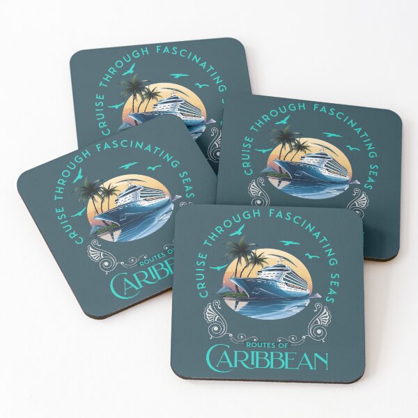 Item preview, Routes of Caribbean cruises - Cruises 2024 - Arround the world cruise - First time cruiser - I'ts cruise time designed and sold by JansenGS.