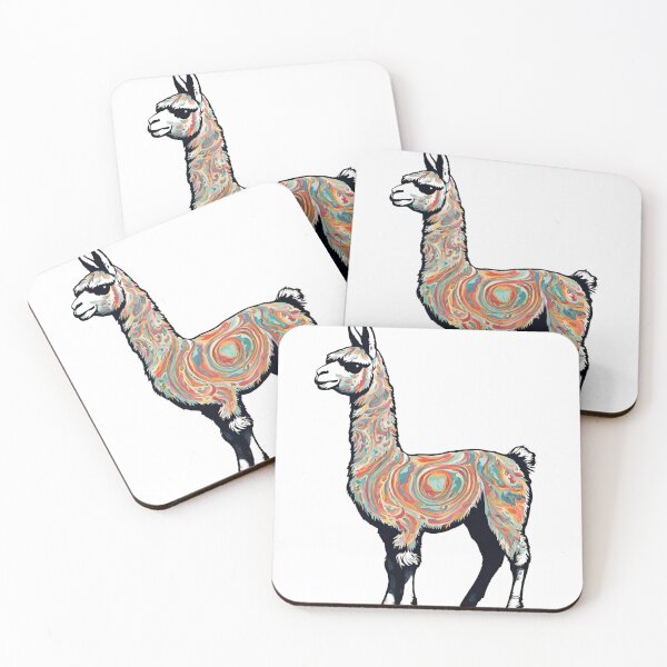 Item preview, Swirly Llama designed and sold by LittleGoblinPrs.