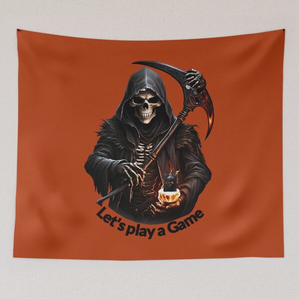 Item preview, Play with the Grim Reaper: Let's Play a Game designed and sold by MarketMovers.