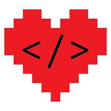 Artwork thumbnail, Dev Pixel 8 Bit Heart by annalizshirley