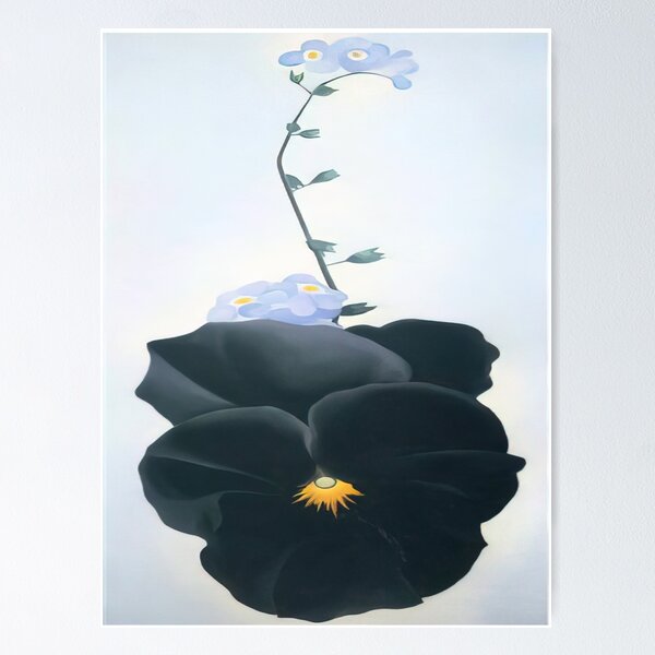 Item preview, Georgia O'Keeffe - Pansy designed and sold by 4syntart.