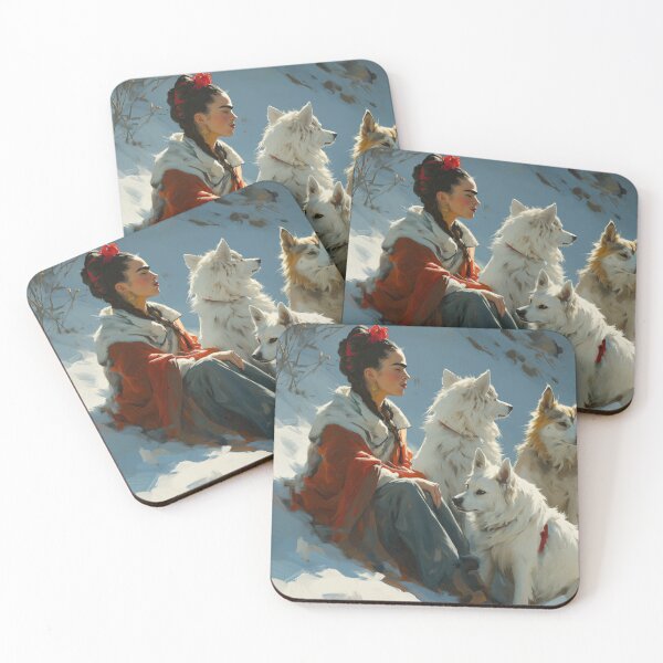 Item preview, Lone Frida Kahlo Set 6 designed and sold by AIbrushedHamlet.