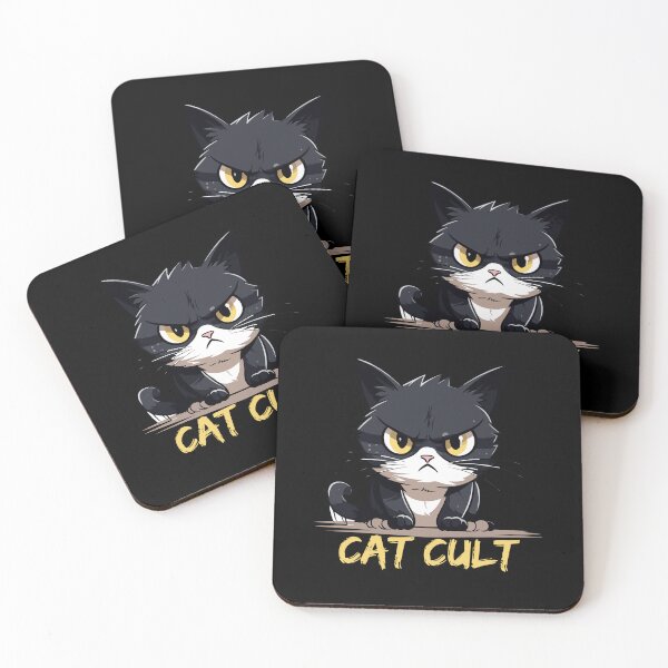 Item preview, Angry cat cat cult #2 designed and sold by FLOWER--ART.