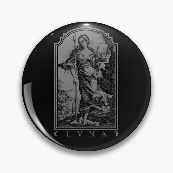 Item preview, Luna, Roman Goddess of the Moon, Nocturnal Magic, Secrets, & Mysteries designed and sold by Proverbial Wisdom Design.